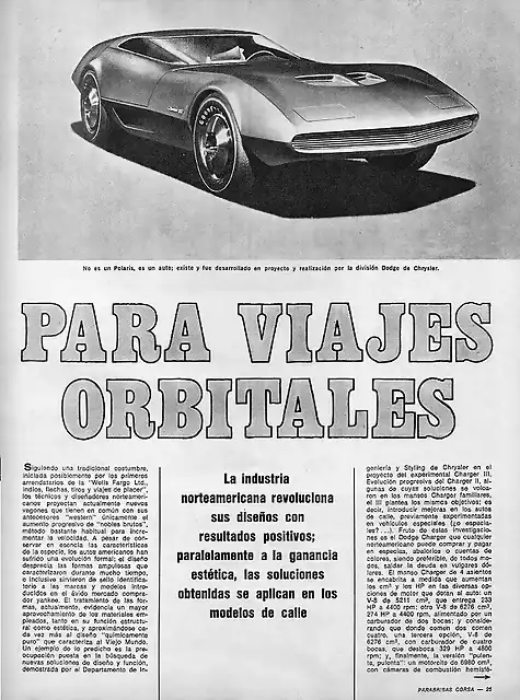 charger prototipo jet corsa 130 1968