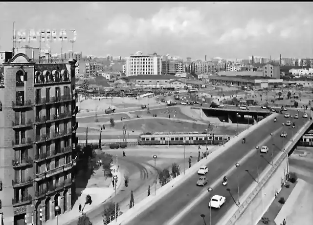Barcelona Gran Via de les Corts Catalanes - Pl. de las Glorias 1965