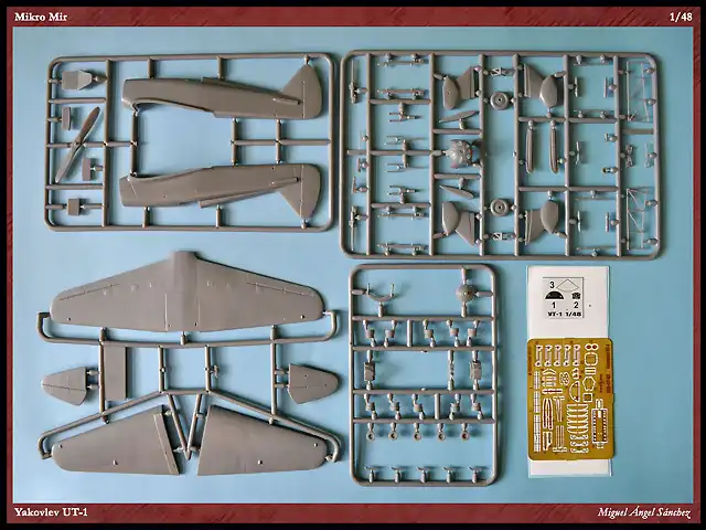 Mikro Mir  1_48 Yakolev UT-1 03 Sprues 01