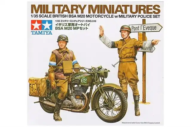 bsa-m20-motorcycle-with-british-military-police-1-35-tamiya-tank-model-kit-35316