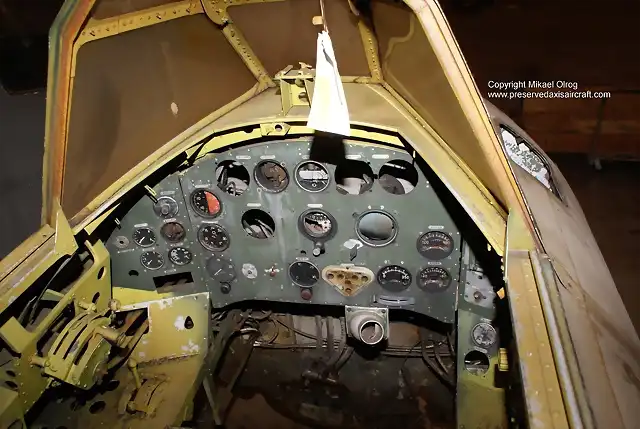 Nakajima B6N2 Tenzan cockpit