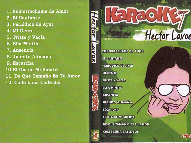 Hector Lavoe - Karaoke - Caratula dVD