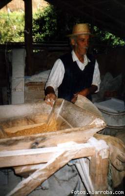 Molino de Paul, uno de los dos que funcionan en la Quebrada El Maqui, Pichilemu.