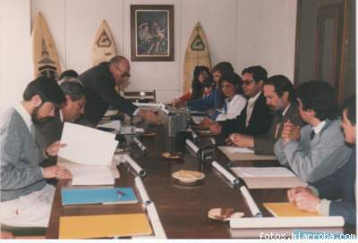 Conferencia de Prensa Campeonato Int. de Surf, ao 1991, en Rancagua.