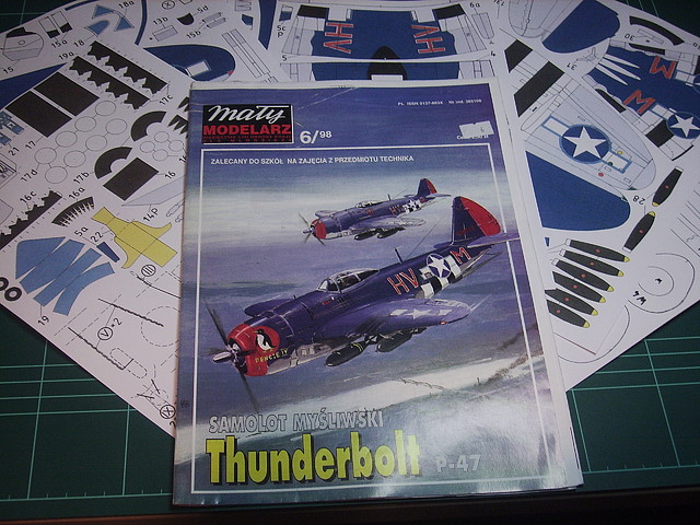 montaje p-47 thunderbolt de maly modelarzt 273