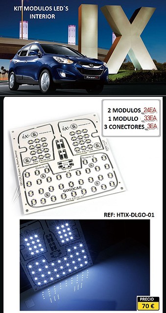 modulos leds interior.HTIX-DLGO-01.Hi-motors