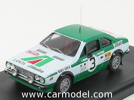 LANCIA BETA COUPE N 3 RALLY MONTECARLO 1975 P.SODANO A.BALLESTRIERI