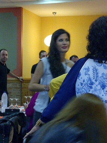 María en la cena antes del bolo 3 María en la cena antes del bolo 3