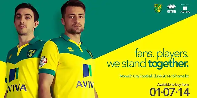 Norwich City-14-15-Home-Kit