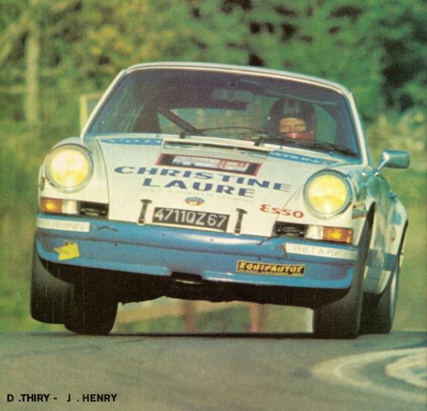 Porsche 911 Carrera - Thiry - Henry - TdF '73