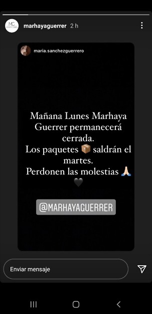 Marhaya Guerrer IG Stories 25-4-2021 Marhaya Guerrer IG Stories 25-4-2021