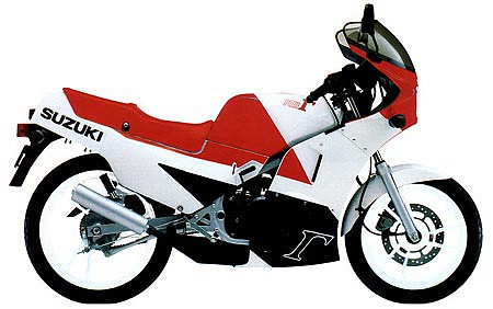 Suzuki RG125 Gamma 1988 Red Suzuki RG125 Gamma 1988 Red