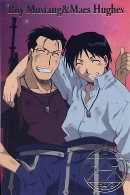 Roy_Mustang_y_Maes_Hughes