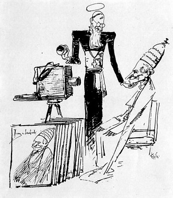 Lenbach retratado el Papa Le?n XIII. - 1883