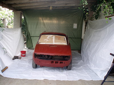 cabina de pintura casera