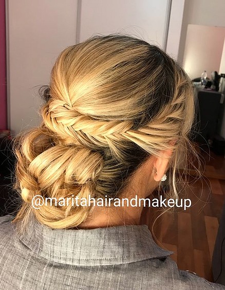 Algunas Sugerencias de Peinados con Trenzas Boda