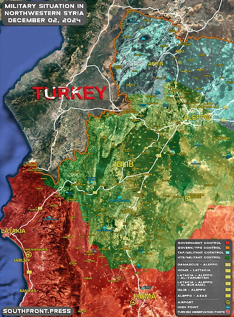 2dec2024_Syria_NorthWest_Syria_Map