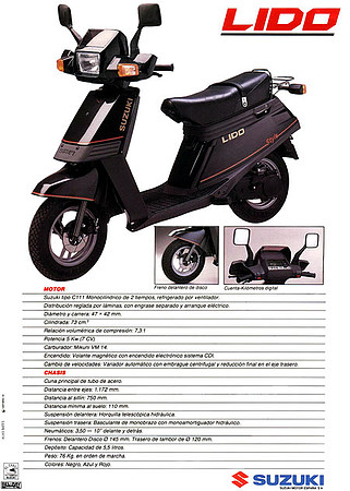Suzuki Lido 75 1990 Suzuki Lido 75 1990