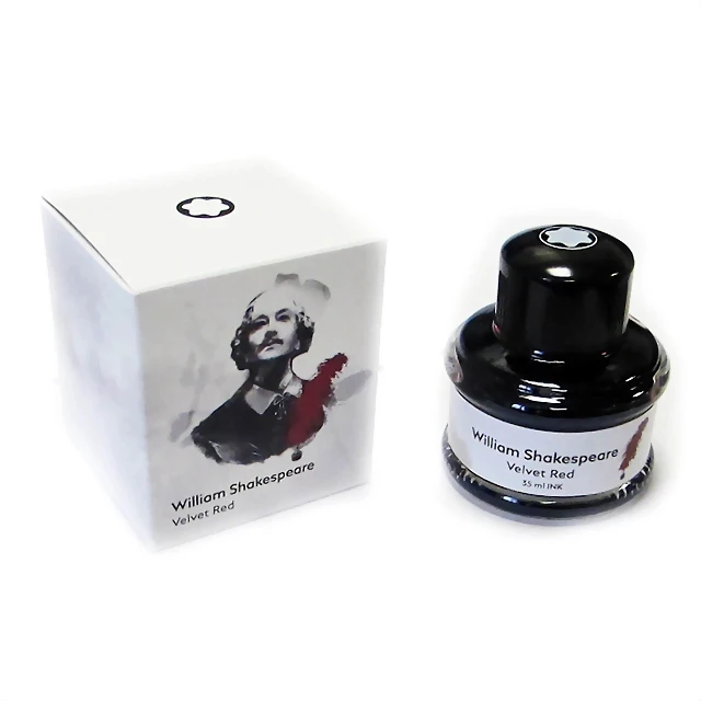 Montblanc-velvet-red-shakespeare-ink-bottle Montblanc-velvet-red-shakespeare-ink-bottle