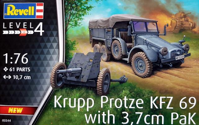 Revell - Kfz.70 Krupp Protze & 3.7xcm Pak 2 - 1-76