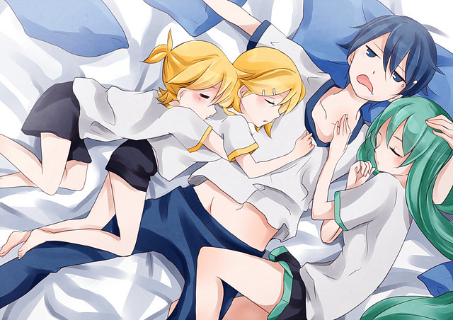 Konachan.com - 97305 hatsune_miku kagamine_len kagamine_rin kaito vocaloid Konachan.com - 97305 hatsune_miku kagamine_len kagamine_rin kaito vocaloid