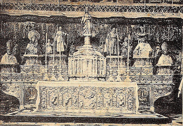 altar de aparato del pilar de zaragoza