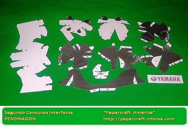 Pandas (Papercraft) por Pengragon