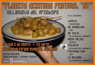 Cartel Planeta Aceituna 2008