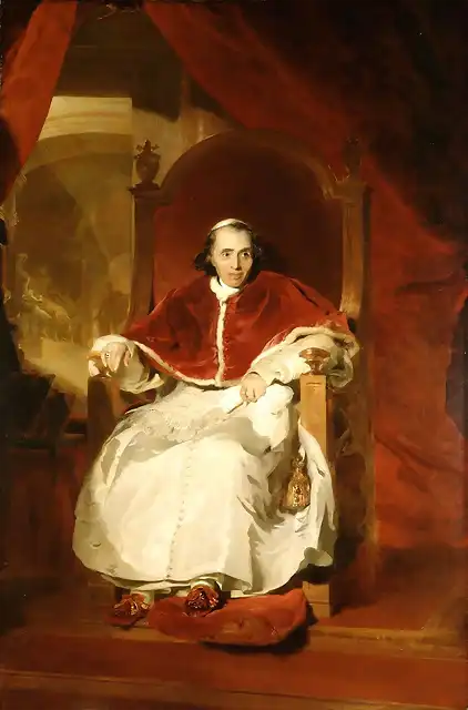 Pío VII (1818) por Sir Thomas Lawrence