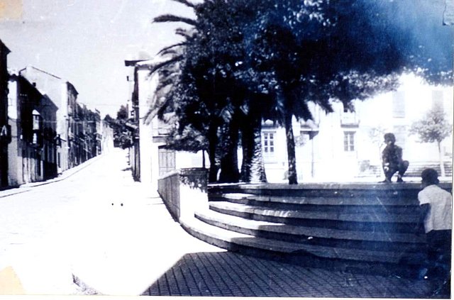 plaza de arriba en los aos cincuenta