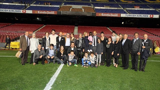 Guardiola y su familia