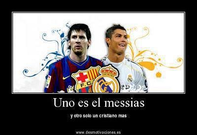 Messi y Cristiano