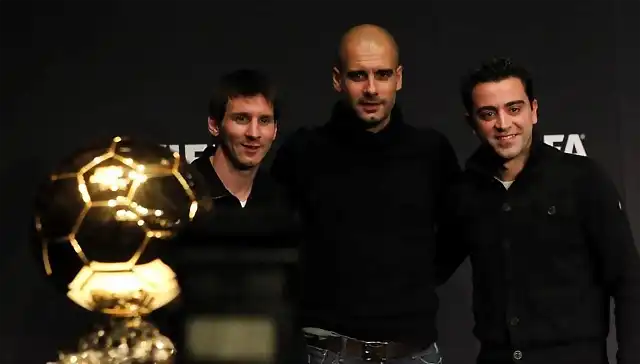 Guardiola y sus idolos