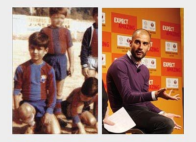 Guardiola y su infancia