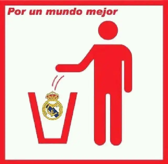 Real Madrid y la papelera