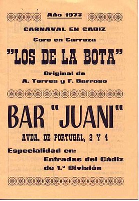 Los de la Bota (Libreto)