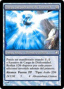 Fuego parpadeante de Tzeentch