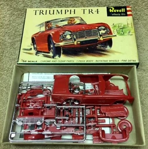 revell kit #61 Triumph TR4  1963