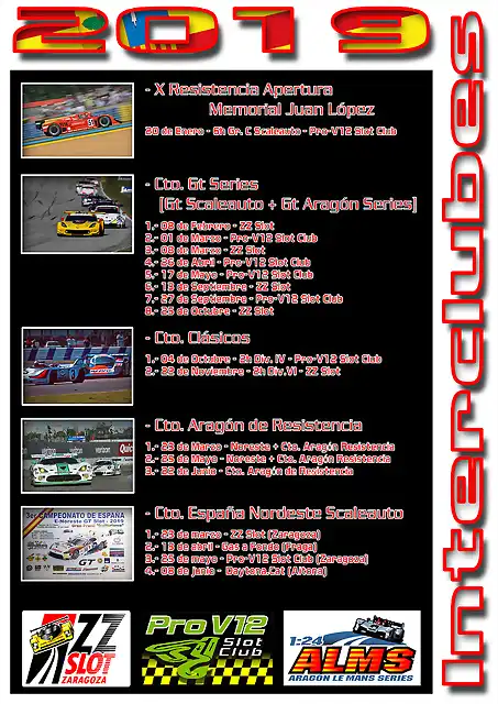 2019 Calendario ALMS