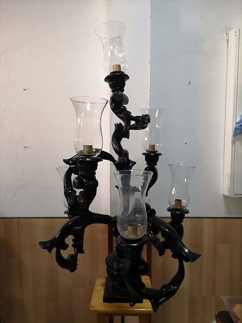 Candelabro guardabrisa Candelabro guardabrisa