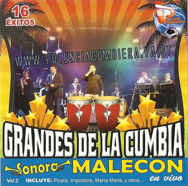 Sonora Malecon -Grandes de la Cumbia CD En Vivo 1