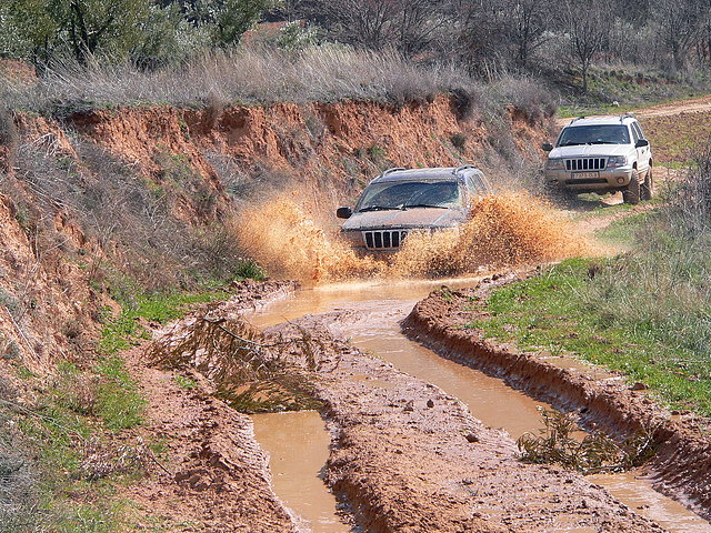 El Grand Cherokee en accion