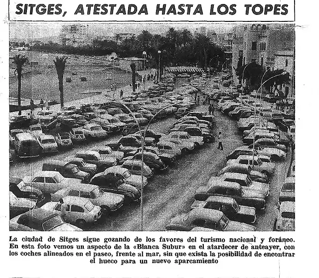 Sitges P? de la Ribera Barcelona Agost 1967