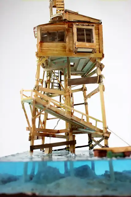 TreeHouse Models Diorama Pirate Watchtower (22)