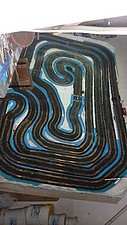 Circuito fijo scalextric 2