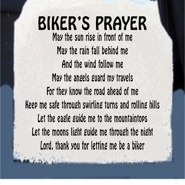 Biker's Prayer