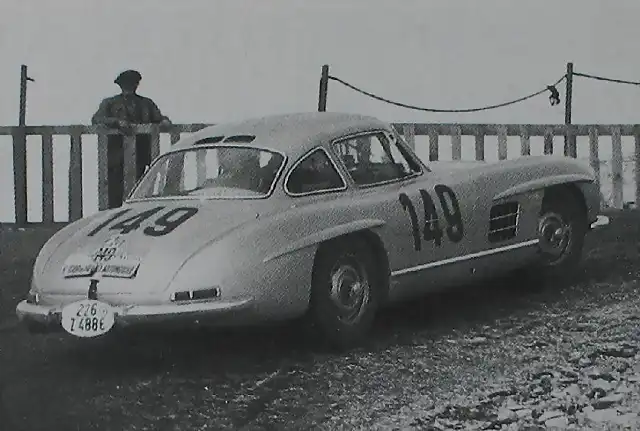 Mercedes 300 SL - TdF'56 - Stirling Moss - George Houel - 02