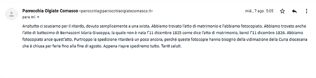 email Olgiate Comasco