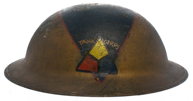 U.S. M-1917 Tank Corps Helmet - 2