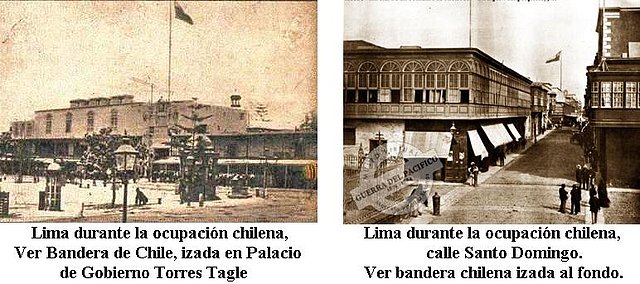 Lima durante la ocupacin chilena, Ver Bandera